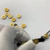 2/6/10pcs Brass Primer Screw Steel Flame Flashlight Clip EDC Knife Bullet Shell Clip Screw