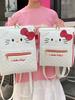 Hello Kitty Cartoon Pu Backpack For Women And Teens With Spacious Storage For Daily Use