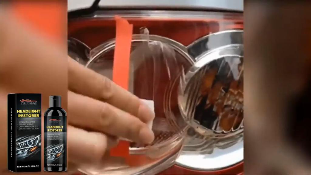 RAYHONG Automobil Scheinwerferreiniger Auto Scheinwerferpflege Aufhellender Reiniger & Politur Scheinwerferreiniger 100ml