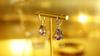 Trendy Stunning Dangle Clasp Earrings for Lady S925 Silver Natural Amethyst Febr Birthstone Luxury Jewelry Special Occasion Gift