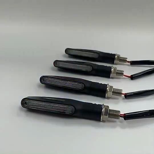 4PCS,24LED,High brightness,Motorcycle Indicators Flowing Turn Signal Lights,Motorbike Turning Indicators Daytime Running Lights Brake Lights