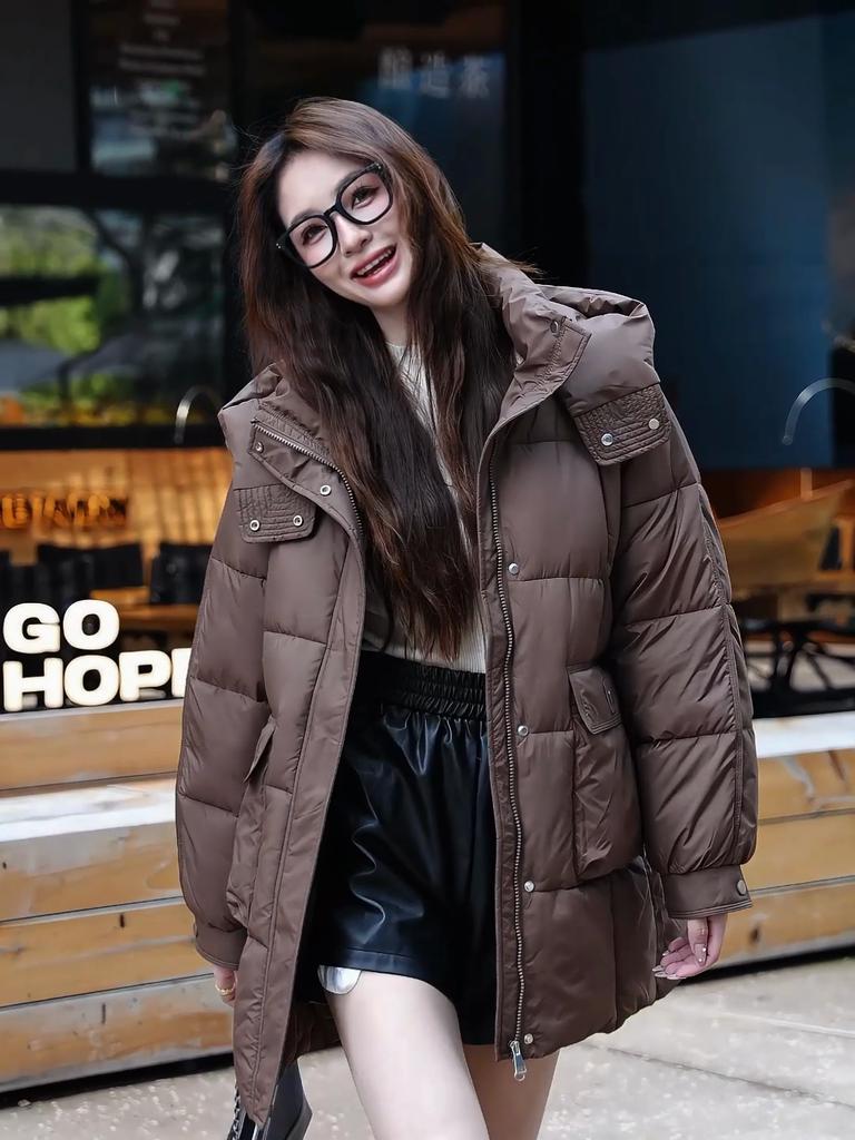 Fashion Winter Jackets Woman Long Parkas Hooded Plus Size Thick Warm Women's Coats