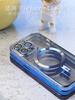 Luxury Plating Clear Magnetic For Magsafe Wireless Charge Case For iPhone 11 13 12 14 Pro Max Soft Silicone Cover