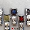 Luxury Men Watch Classic Red Green Dial Men's Quartz Wristwatch Sliver Calendar Male Reloj Stainless Steel Man Clock