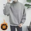 Autumn Winter New Fashion Half High Collar Long Sleeve Solid Sweatshirts Men's Clothing All-match Korean Loose Simplicity Tops