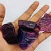 CERTIFIKOVANÝ Fialový Safír Hrubý 147,90 ct Přírodní Ne broušený Volný Drahokam
