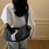 Striped Large Capacity Travel Bag Women's Shoulder Bag Crossbody Bag