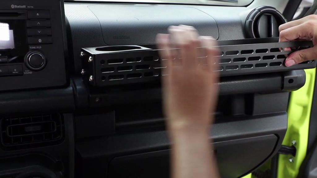 Copilot Armrest Handle Storage Box Organizer Container Aluminum Alloy Accessories Fit for Suzuki Jimny 2019 Up Car Accessories