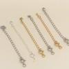 Copper Clad Iron Round Buckle Tail Chain For DIY Jewelry Making Craft Accessories