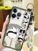 Phone Holder Dirt-resistant Phone Case For Oukitel C25 Cute Waterproof Silicone Wristband Kickstand Anti-knock Cartoon
