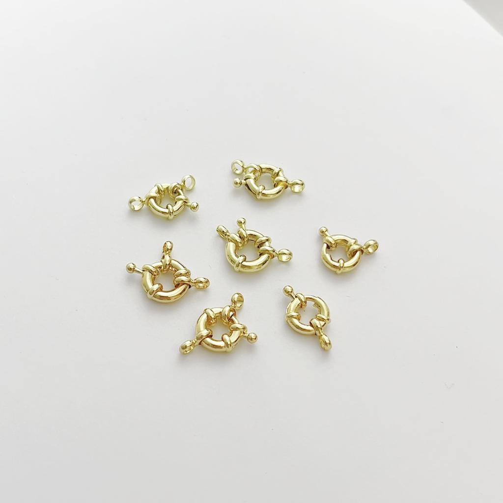 1Pc Copper Sailor Buckle Clasp For DIY Necklace Bracelet Earrings Jewelry Making Craft Accessories