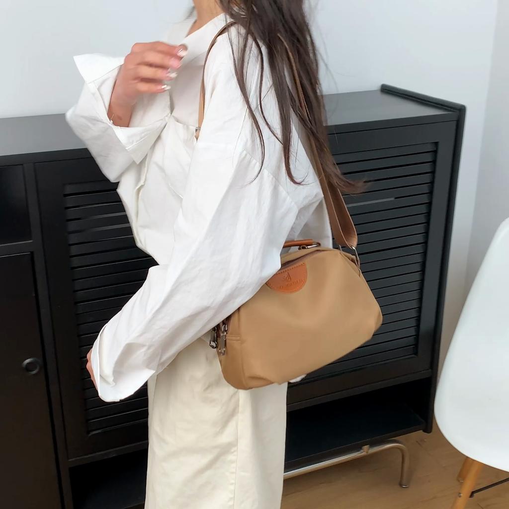 Contrast Color Crossbody Bag Women's Handbag Mother's Bag Oxford Shoulder Shell Small Bag