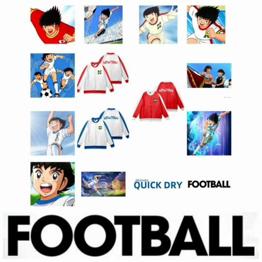 Captain Tsubasa Atom Hutton Football Soccer Jacket Sweatshirt Button Hoodies Jersey Japan Cartoon Animation Print Quick Dry Vintage Long Sleeve