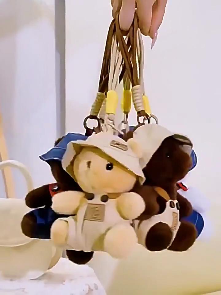 Wear Dress Bear Bear Plush Toy With Pp Cotton Filling For Childrens Birthday Gift And Friend Souvenir