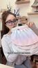 Summer Rainbow Gradient Shell Hat With Wide Brim Sunshade For Women And Beach Style