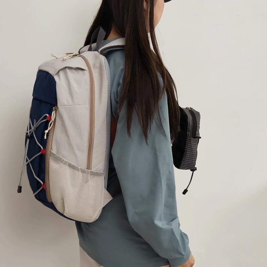 Lightweight Hiking Backpack with Mesh Side Pockets and Adjustable Straps