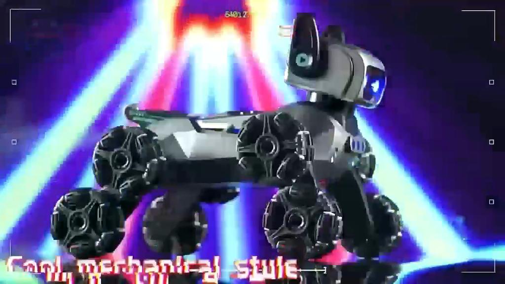 New children's toy mechanical dog eight-wheel stunt spray can shake the head electric remote control car machine dog manufacturer