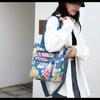 Women's Tote Bag Large Capacity Printed Nylon Mother Bag Shoulder Bag