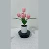 Tulip Artificial Plant Decor With Plastic And Silk For Wedding Photography And Home Interior
