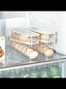 1pcs Refrigerator Egg Storage Box Rolling Kitchen Container Eggs Rolling Rack Large Capacity Refrigerator Egg Organizer Holder