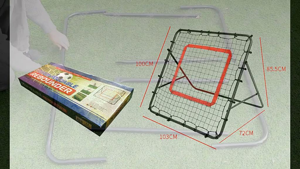 Ball Goal Training Rebound Net 104x104cm Portable Practice Mesh Indoor Outdoor Sports Supplies