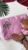 Pure kota silk saree with beautiful butterfly design embroidory all Over saree with piping