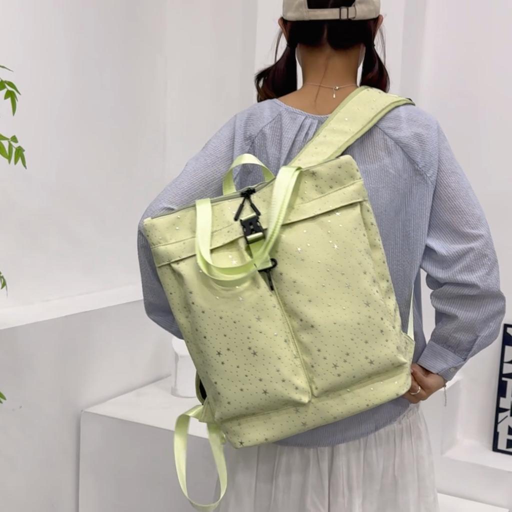 Sternenrucksack Damen Leichter Rucksack Multifunktionale Umhängetasche