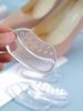 Ultra-Soft Silicone Heel Pad - Anti-Friction & Anti-Slip with Massage Points, Shoe Size Adjuster, High Heel Heel Insole, Half-Size Pad