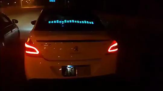 Car Rear Window Music Light Voice-Activated LED Music Rhythm Car Rear Window Light