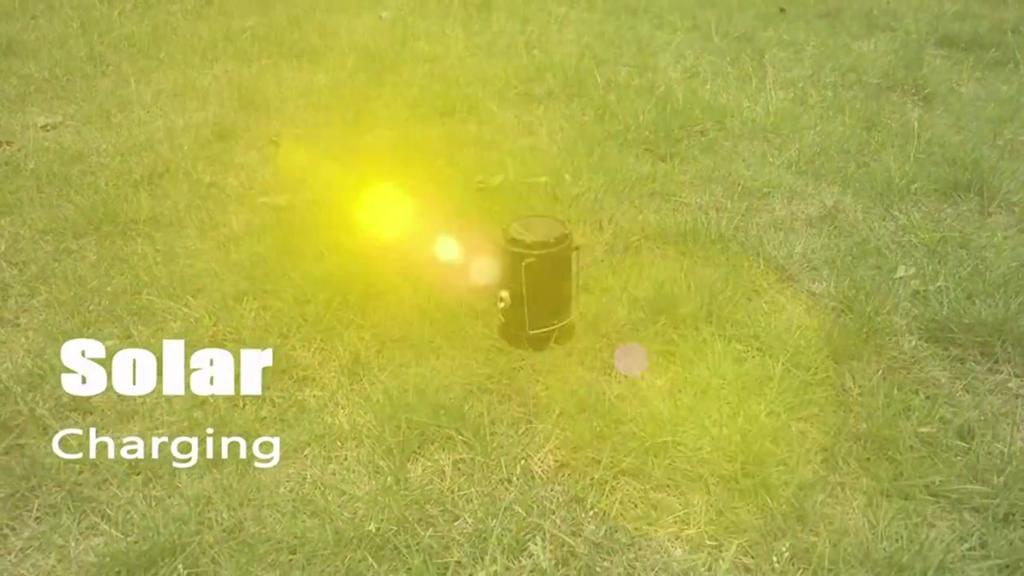 LED Solar Camping Light Portable Foldable Advanced Charging Camping Light Suitable for Hurricanes, Emergencies, Power Outages, Outdoor Activities