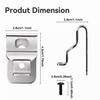 6pcs DEWALT Replacement Belt Loop Clips Stainless Steel Tool Belt Connectors Hook Accessories Parts for 20V Power Tools