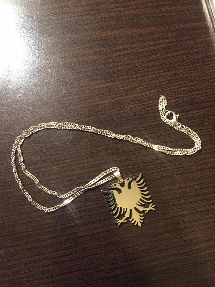 Collana Uomo Donna Con Ciondolo Artiglio E Piuma D'Aquila - Acciaio Inox 316L - Stile Vintage