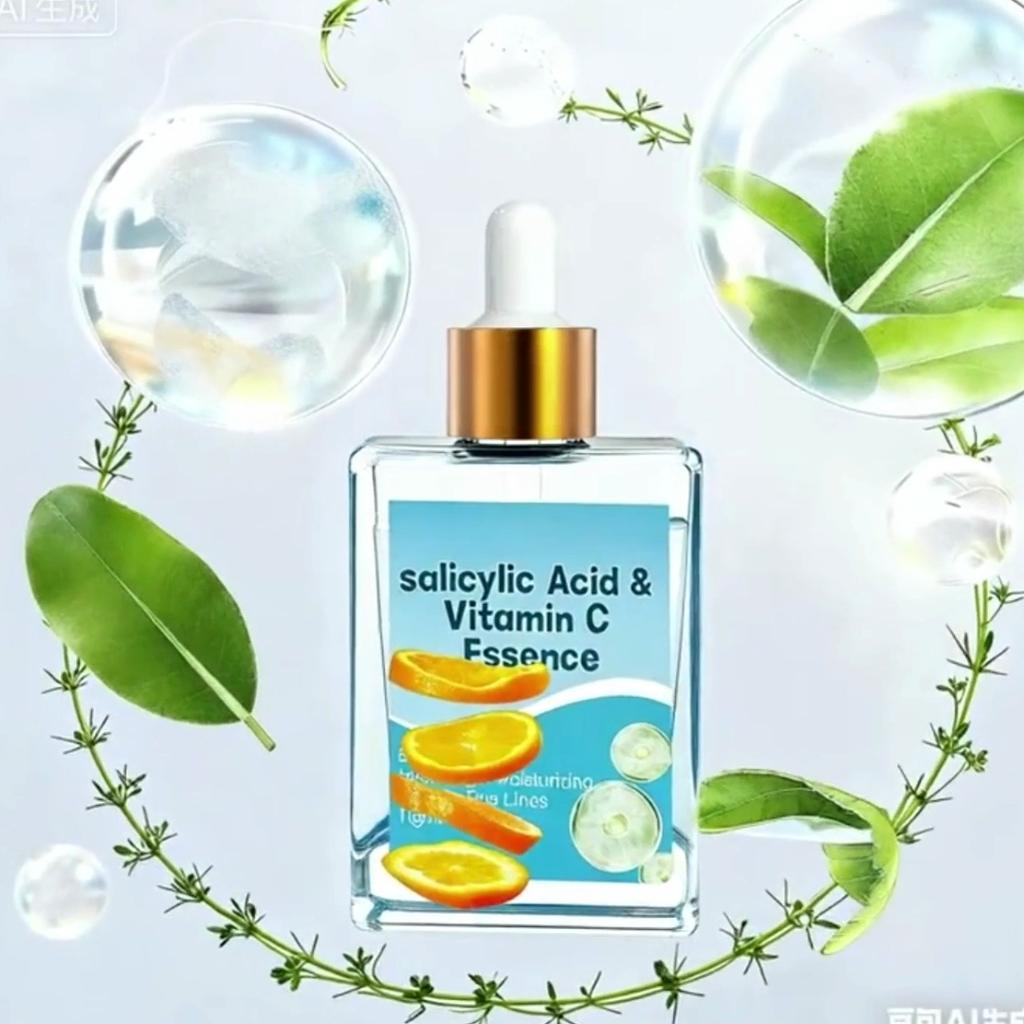 Watermelon  Niacinamide Essence +  Vitamin C Essence Set-15ml, Face Oil, Face Serum Combo, Christmas Gift-2Pcs