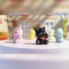 10Pcs Cartoon Cat Animal Miniatures Mini Figurine Resin Ornaments Fairy Garden Decoration Micro Landscape