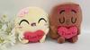 Choco And Pancake Plush Adorable Cartoon Characters In Crystal Super Soft Material