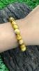 8mm Natural Yellow Star Tiger Eye Gemstone Beads Jewelry Stretch Bracelet For Good-Luck RBB-48