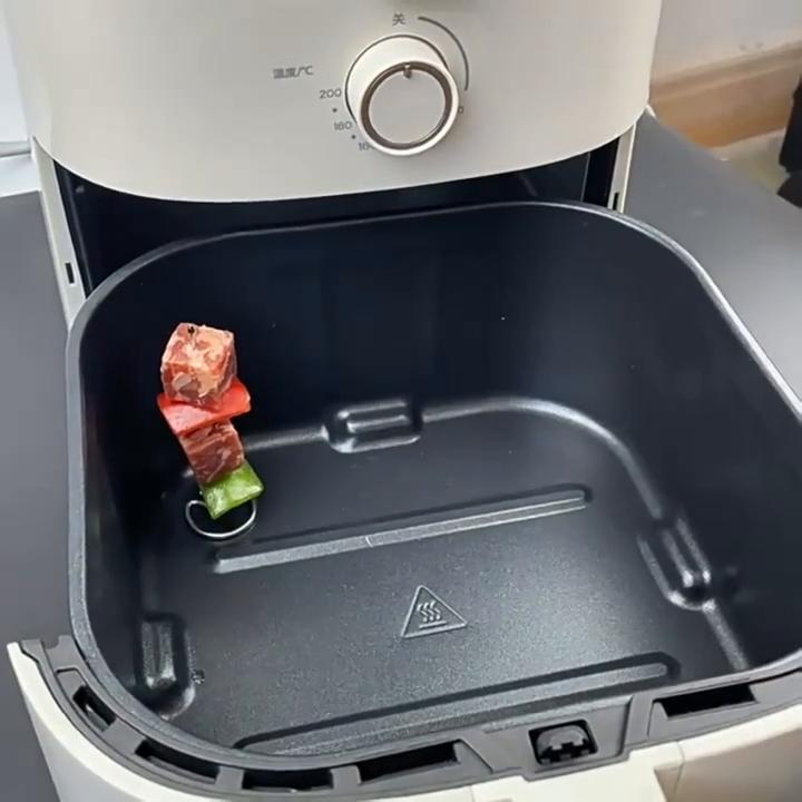 Frigărui din oțel inoxidabil pentru friteuză și cuptor, bețișoare de kebab de carne îngroșată de calitate alimentară, frigări verticale de prăjire pentru grătar, ac pentru grătar