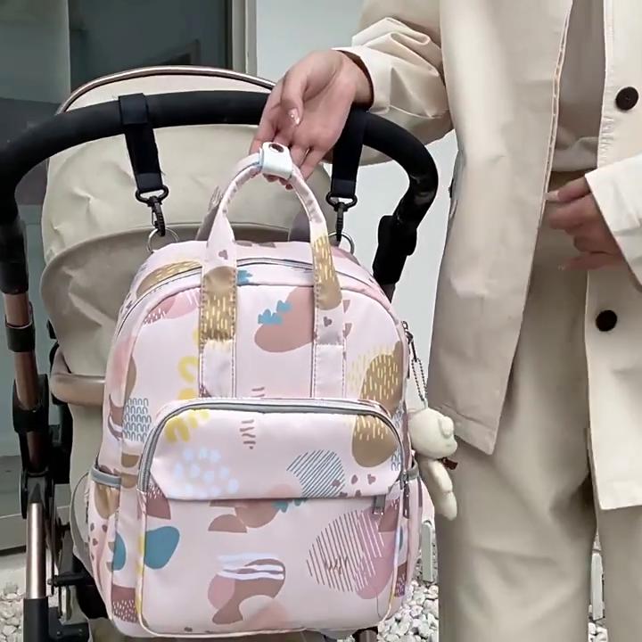 Portable Double Shoulder Large Capacity Milk Storage Insulation Bag Multifunctional Going Out Maternal and Infant Bag Daily Travel Storage Bag