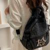 Denim Rucksack Damen Rucksack mit großer Kapazität