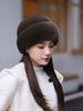 Environmentally Friendly Mink Fur Hat for Women Autumn and Winter Mink Fur Beret Warm Ear Protection Fur Hat Fashionable Ladies Fur Hat