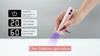 Nails Lamp with Base Portable Nail UV LED Lamp Rechargeable Nails Gel Polish Drying UV Lamp for Nails Art Desk Stand