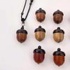 21x31mm Sandalwood Pinecone Pendant For DIY Necklace Accessories