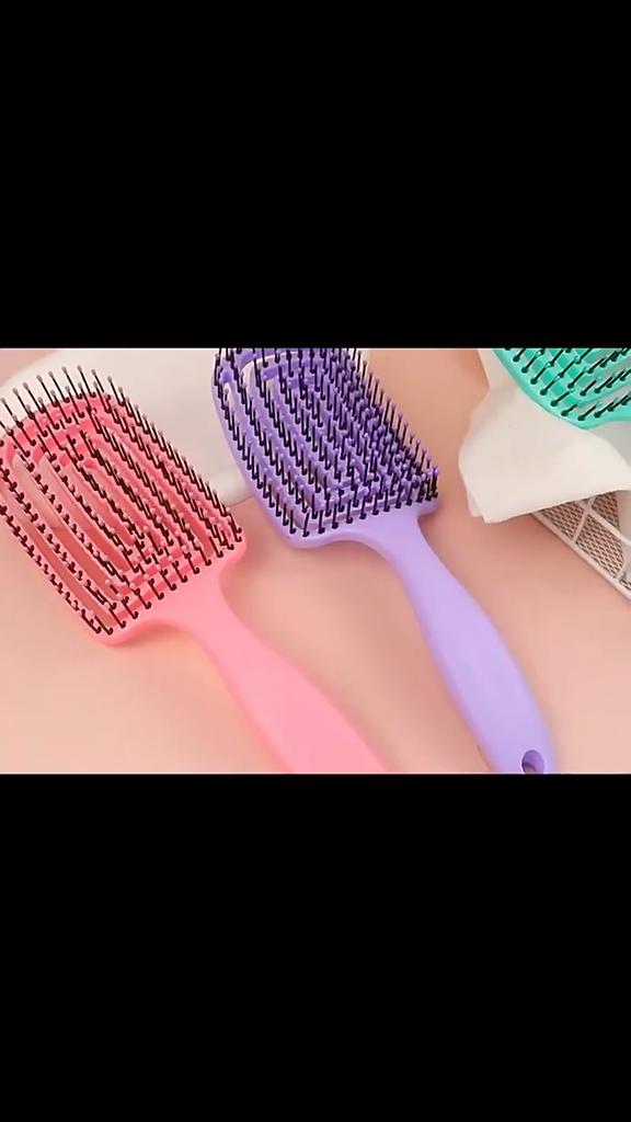 Multi Functional Hair Dryer Brush Massage Comb  Hollow Comb Anti Static Scalp Massage Comb
