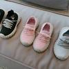 Children's sports shoes, breathable mesh shoes, 2023 Spring and Autumn Boys' casual shoes, knitted girls' coconut shoes, soft soled baby shoes