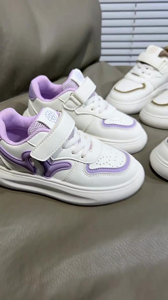 New Fashion All-match Campus White Shoes Children's Comfortable Wear-resistant Sports Casual Shoes
