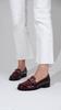 Women's Fashion Burgundy Oxford Shoes