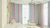 Double Layer Gradient Rainbow Blackout Curtains with Star Cutouts for Kids Room Bedroom Living Room Decor