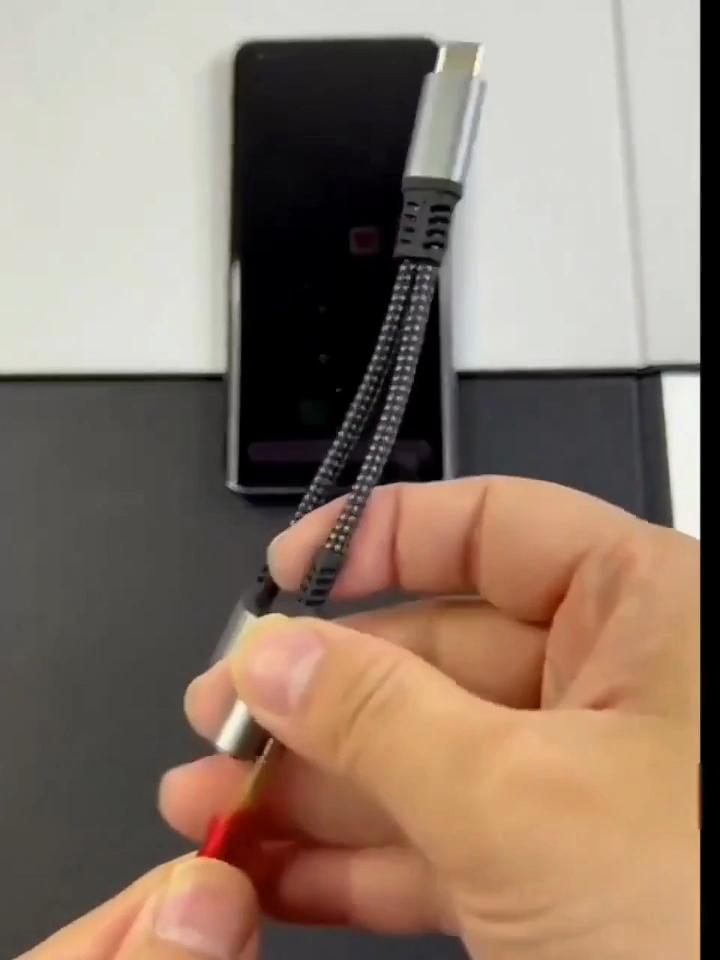 Sluchátkový adaptér typu C, rychle nabíjecí digitální dekódovací audio převodník, vhodný pro mobilní telefony Xiaomi, Vivo, Huawei, OPPO, Apple