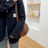 Cross-border Trendy And Lightweight Middle-aged Women's Bag Large-capacity Multi-layer Single-shoulder Bag Washed Soft Leather Texture Crossbody Bag