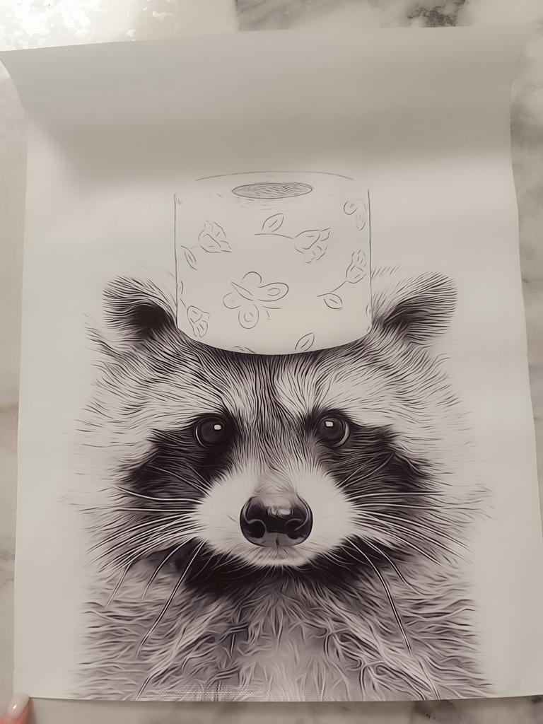 Stupell Industries - Süßer Waschbär In Der Wanne Als Wandbild Fürs Badezimmer, Grauer Rahmen 11x14 Zoll